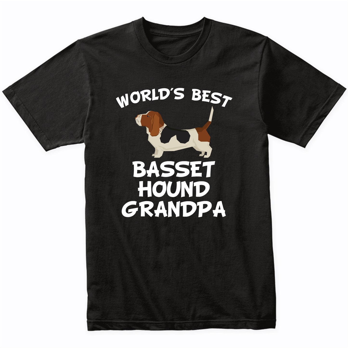World's Best Basset Hound Grandpa Shirt
