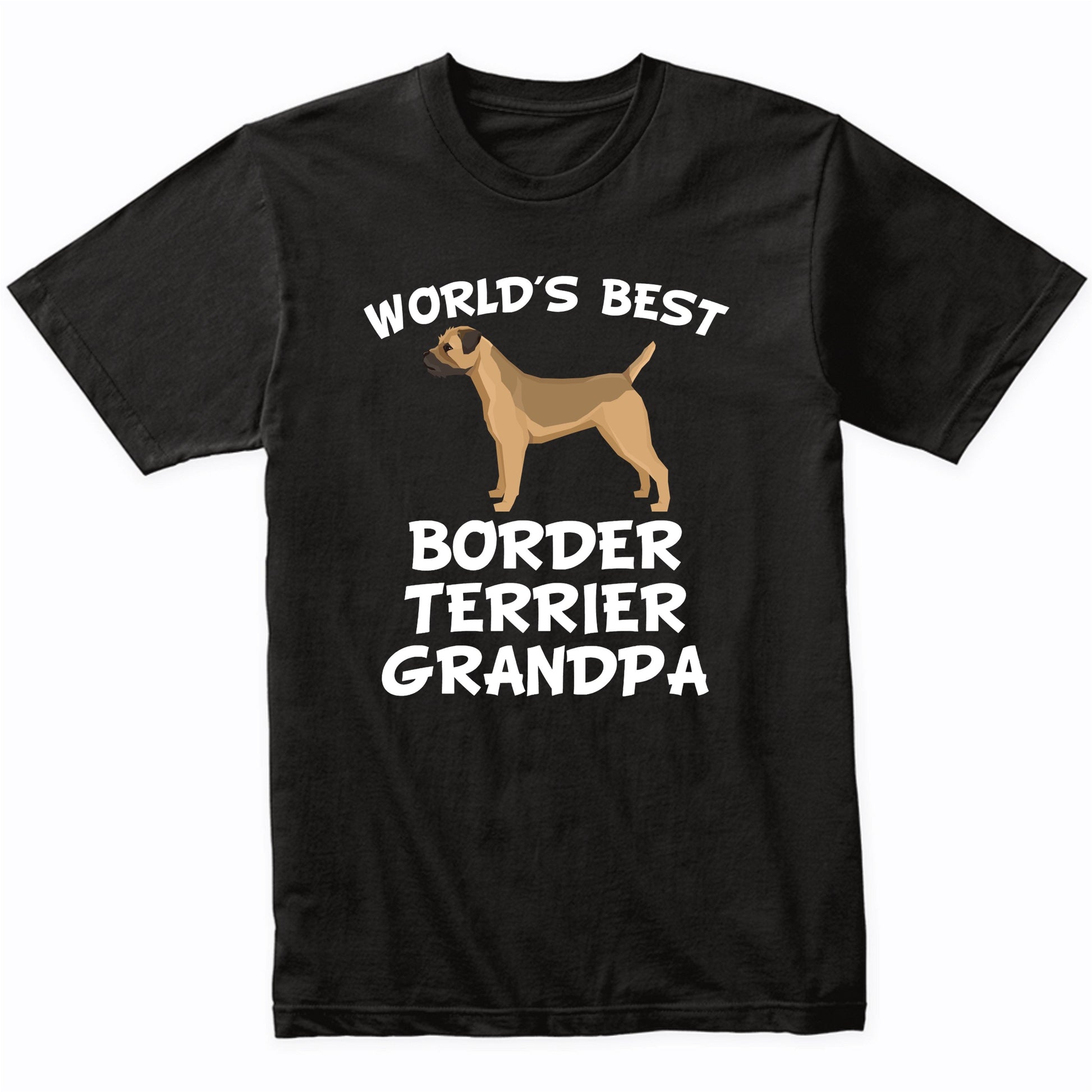 World's Best Border Terrier Grandpa Shirt