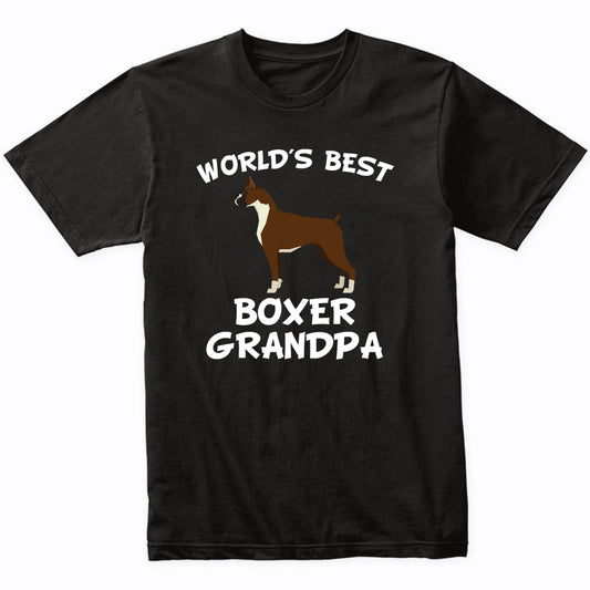 World's Best Boxer Grandpa Shirt