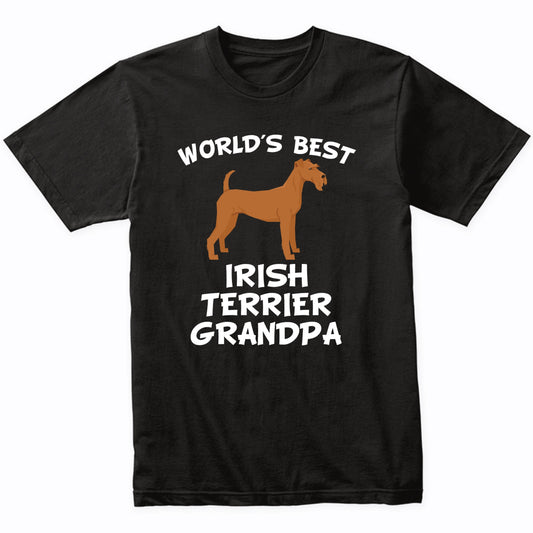 World's Best Irish Terrier Grandpa Shirt