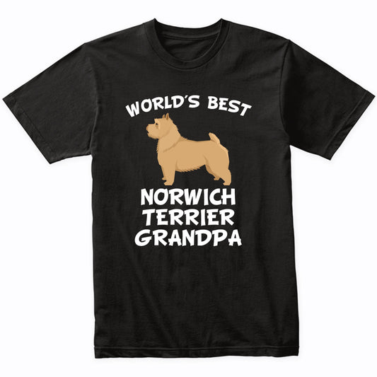 World's Best Norwich Terrier Grandpa Shirt