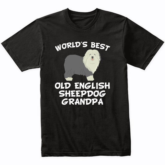 World's Best Old English Sheepdog Grandpa Shirt