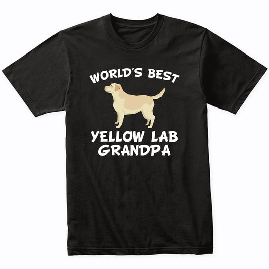 World's Best Yellow Lab Grandpa Shirt