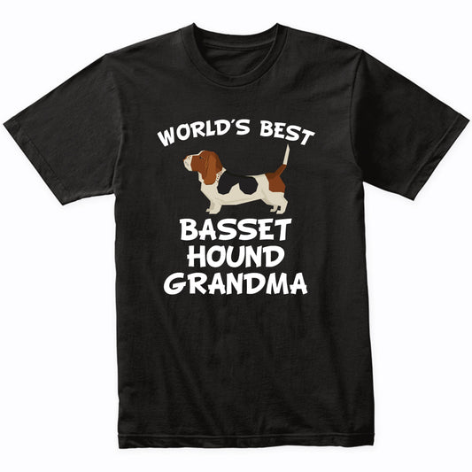 World's Best Basset Hound Grandma Shirt