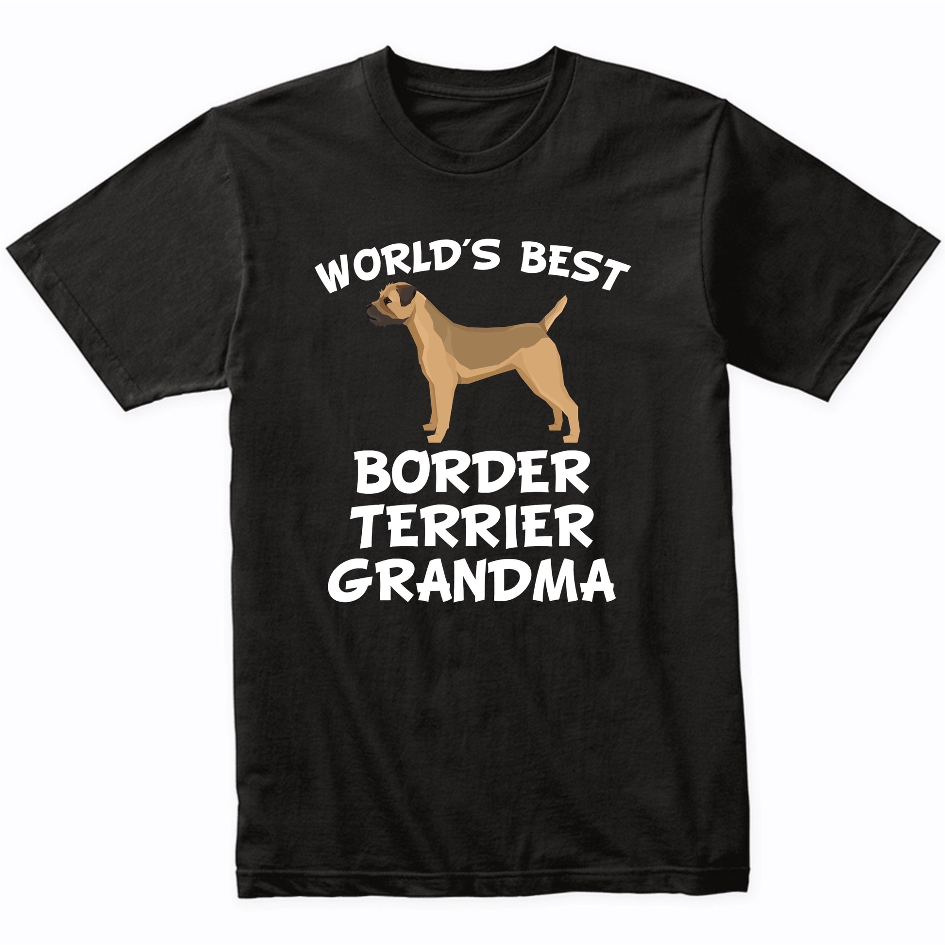 World's Best Border Terrier Grandma Shirt