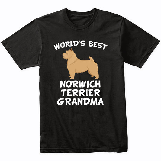 World's Best Norwich Terrier Grandma Shirt