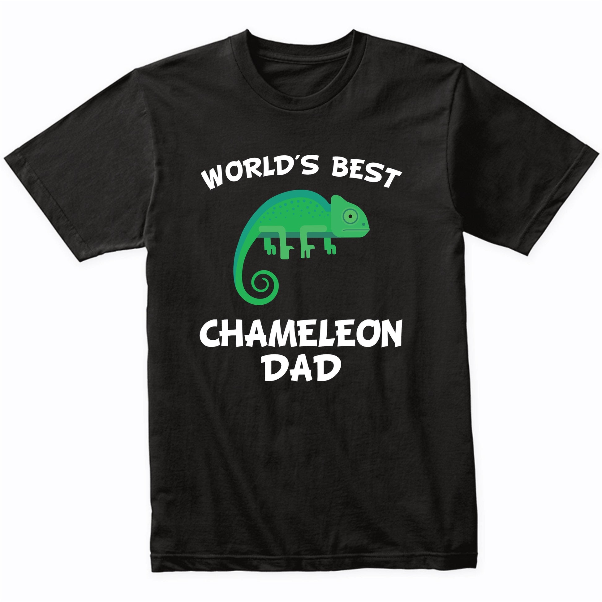 World's Best Chameleon Dad Chameleon Owner T-Shirt