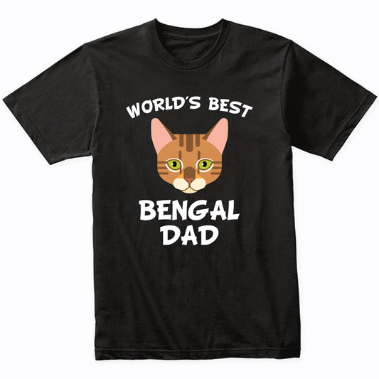 World's Best Bengal Dad Cat Owner T-Shirt