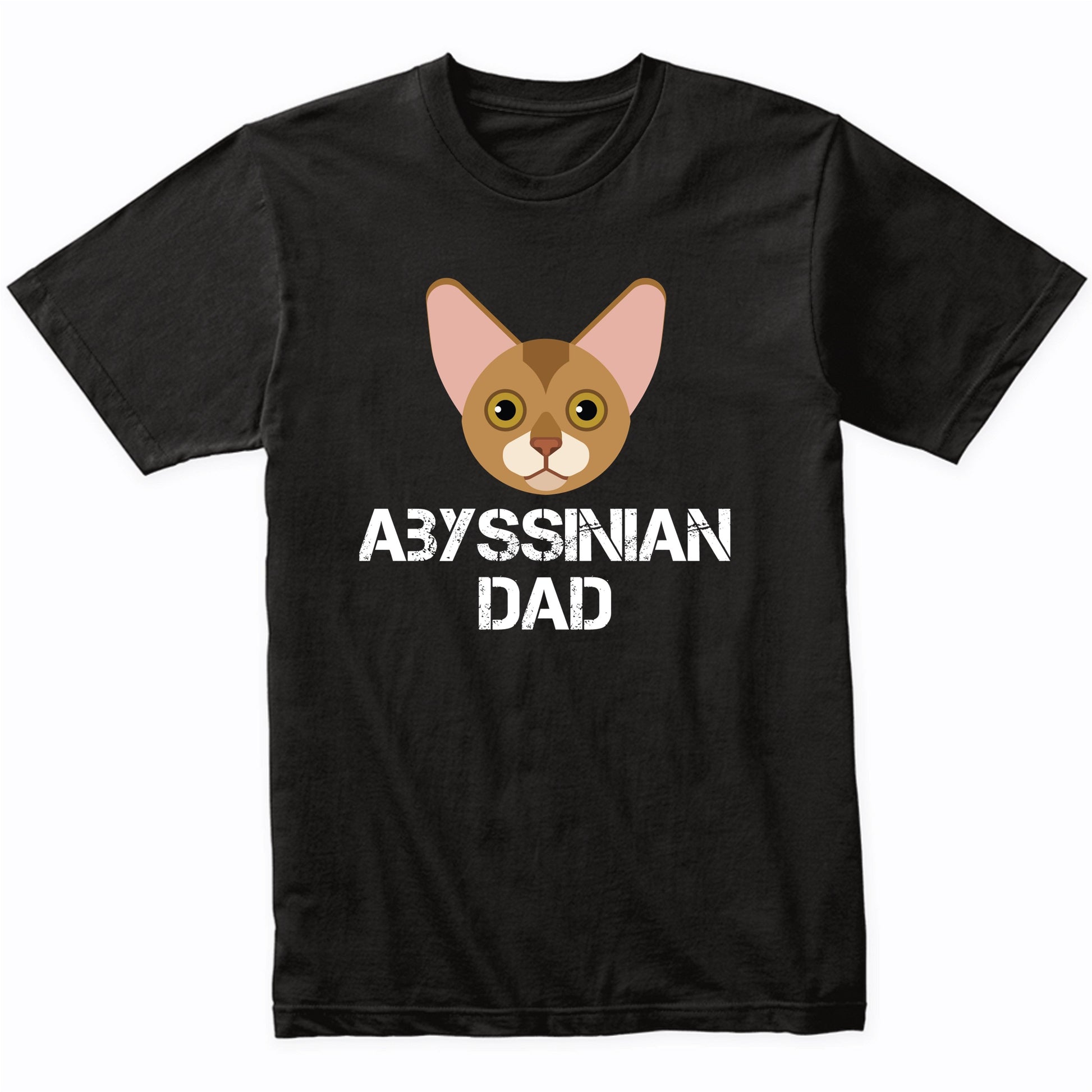 Abyssinian Dad Cat Owner T-Shirt