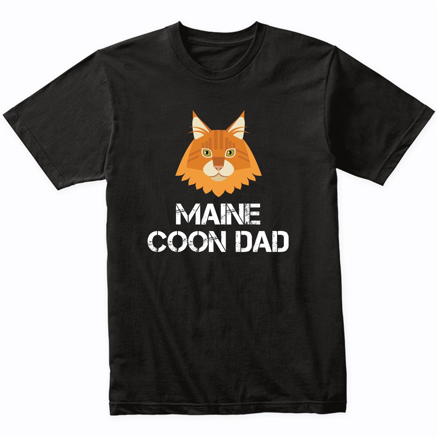 Maine Coon Dad Cat Owner T-Shirt