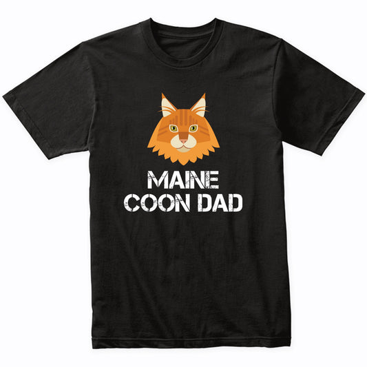 Maine Coon Dad Cat Owner T-Shirt