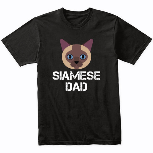 Siamese Dad Cat Owner T-Shirt