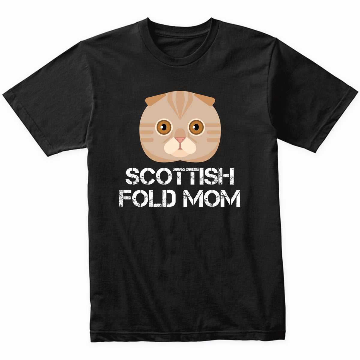 Scottish Fold Mom Cat Owner T-Shirt