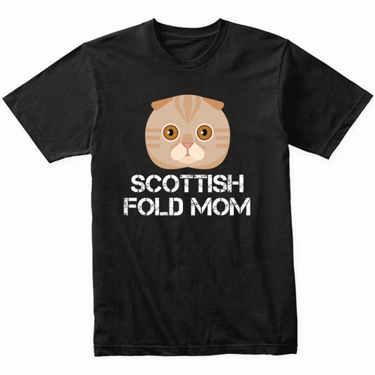 Scottish Fold Mom Cat Owner T-Shirt