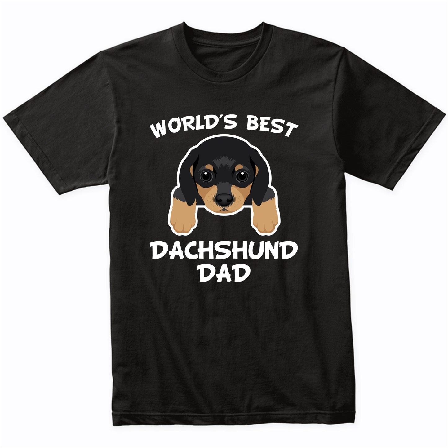 World's Best Dachshund Dad Dog Owner T-Shirt
