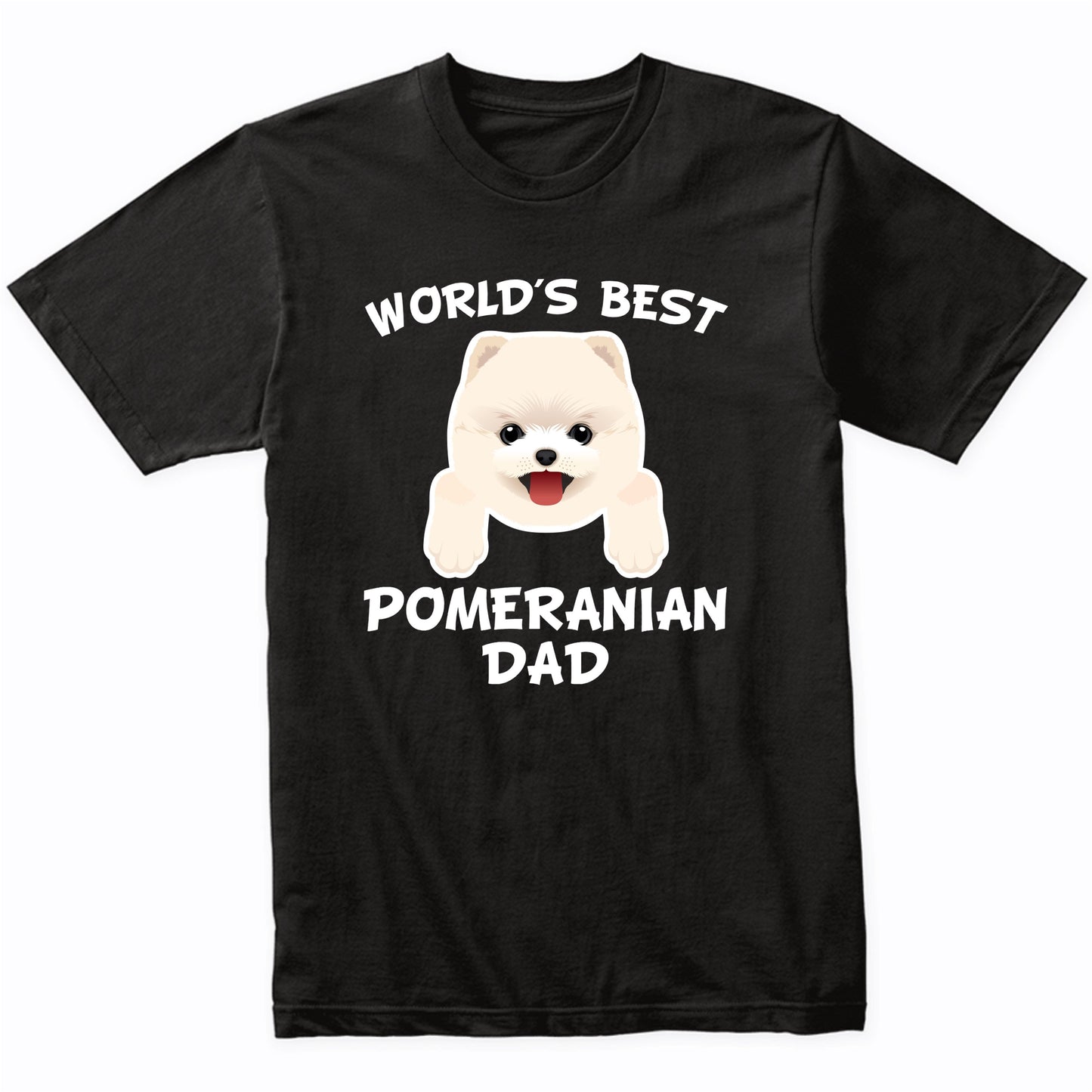 World's Best Pomeranian Dad Dog Owner T-Shirt