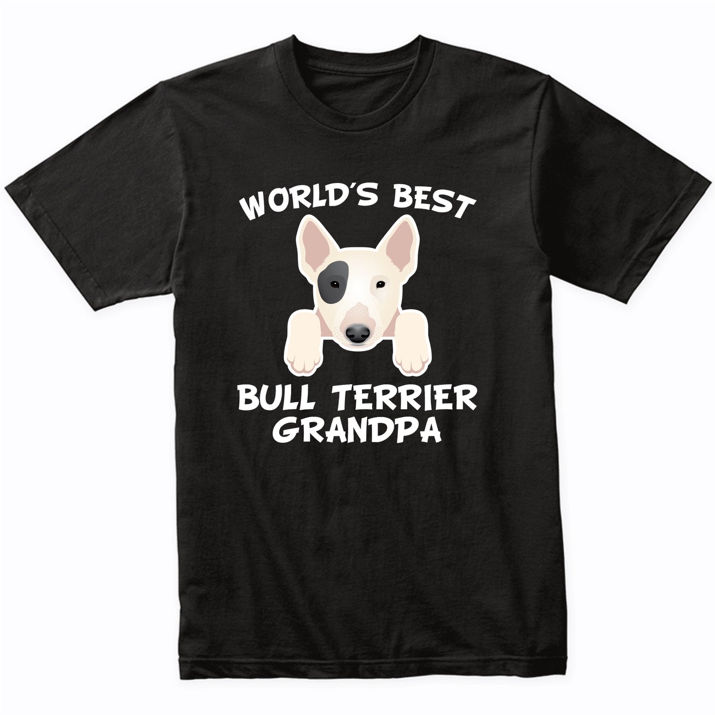 World's Best Bull Terrier Grandpa Dog Granddog T-Shirt