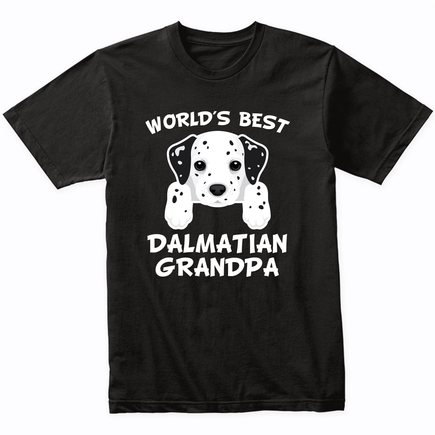 World's Best Dalmatian Grandpa Dog Granddog T-Shirt