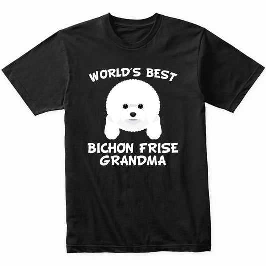 World's Best Bichon Frise Grandma Dog Granddog T-Shirt