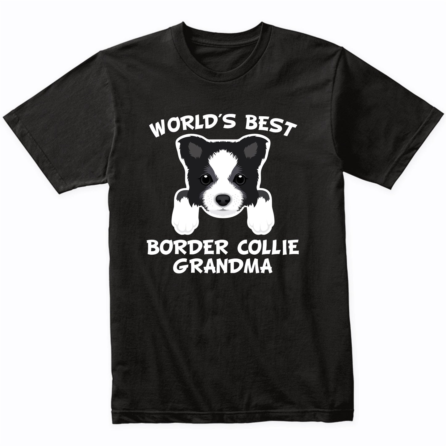 World's Best Border Collie Grandma Dog Granddog T-Shirt