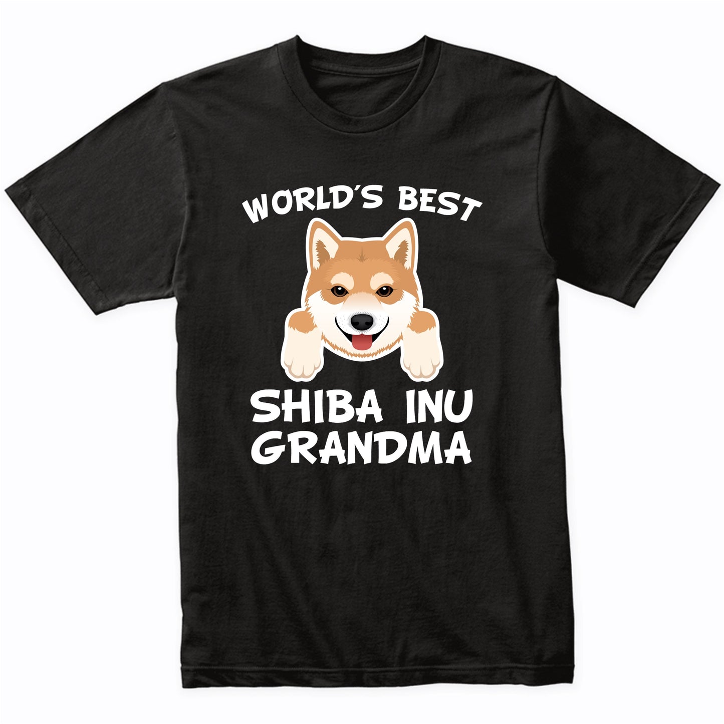 World's Best Shiba Inu Grandma Dog Granddog T-Shirt