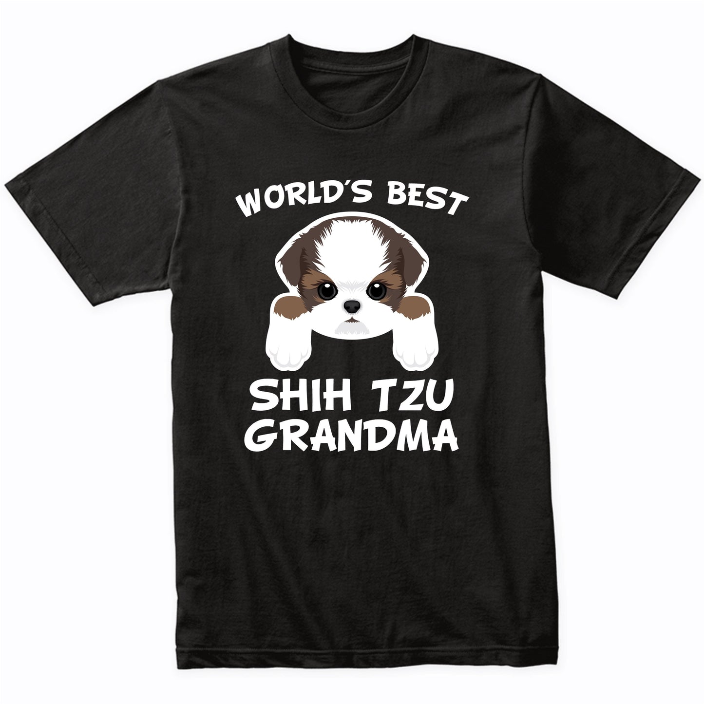 World's Best Shih Tzu Grandma Dog Granddog T-Shirt