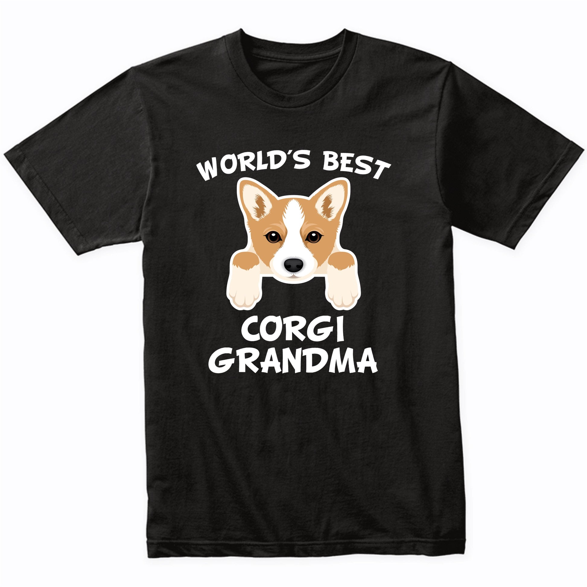World's Best Corgi Grandma Dog Granddog T-Shirt