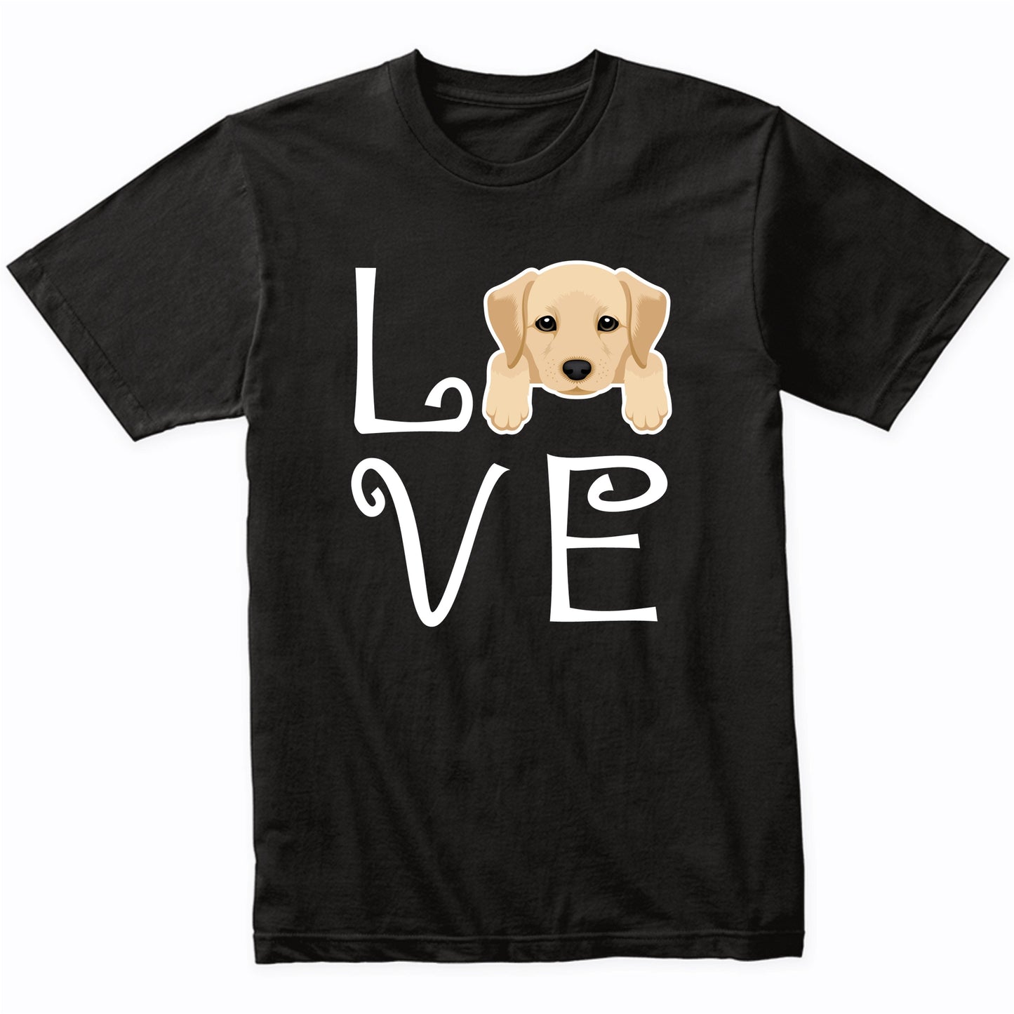 Yellow Lab Love Dog Owner Labrador Retriever Puppy T-Shirt