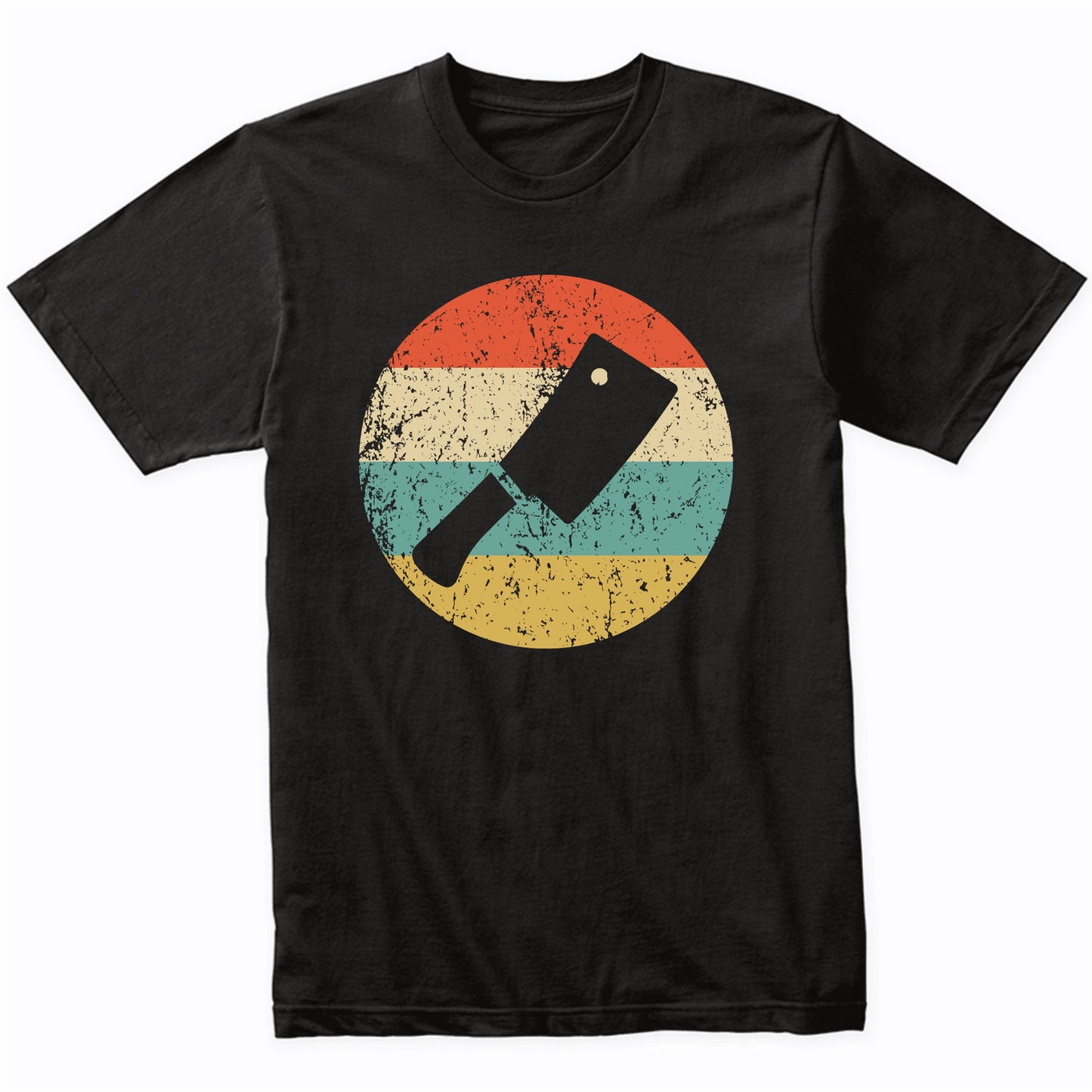 Butcher Shirt - Vintage Retro Meat Cleaver T-Shirt