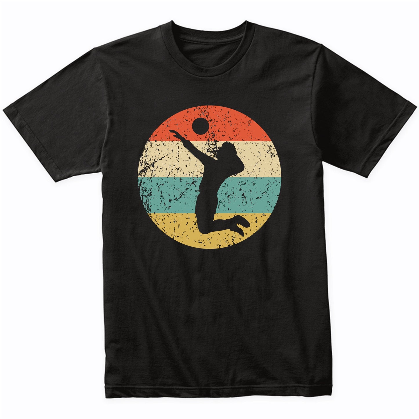 Volleyball Shirt - Vintage Retro Volleyball Player T-Shirt