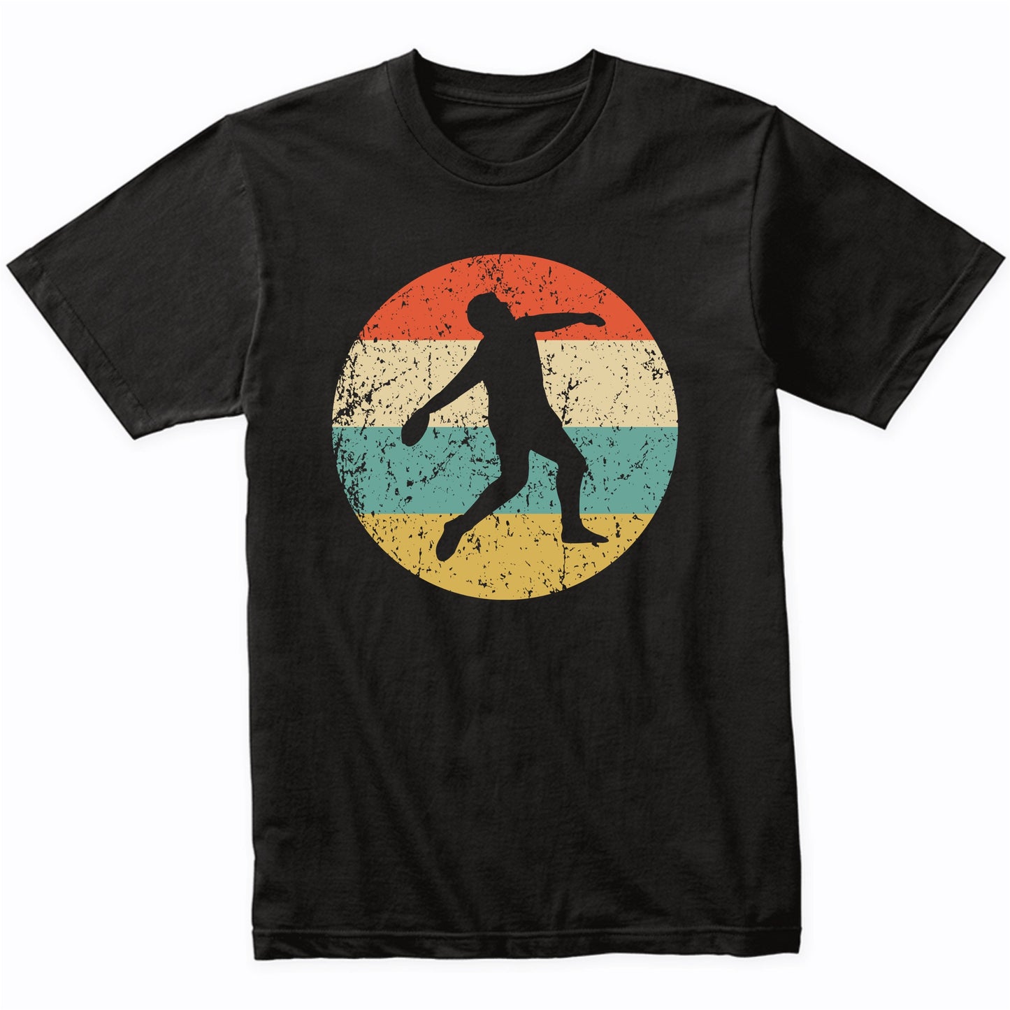 Discus Throw Shirt - Vintage Retro Track And Field T-Shirt