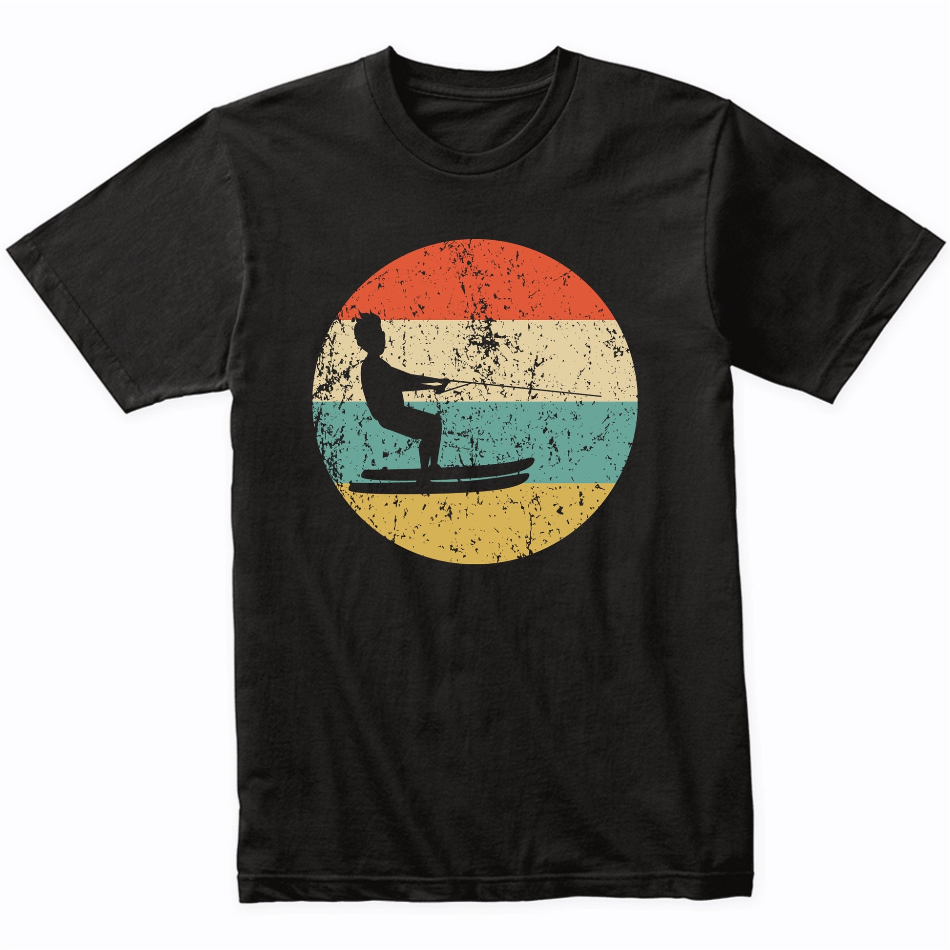 Waterskiing Shirt - Vintage Retro Waterskiier T-Shirt