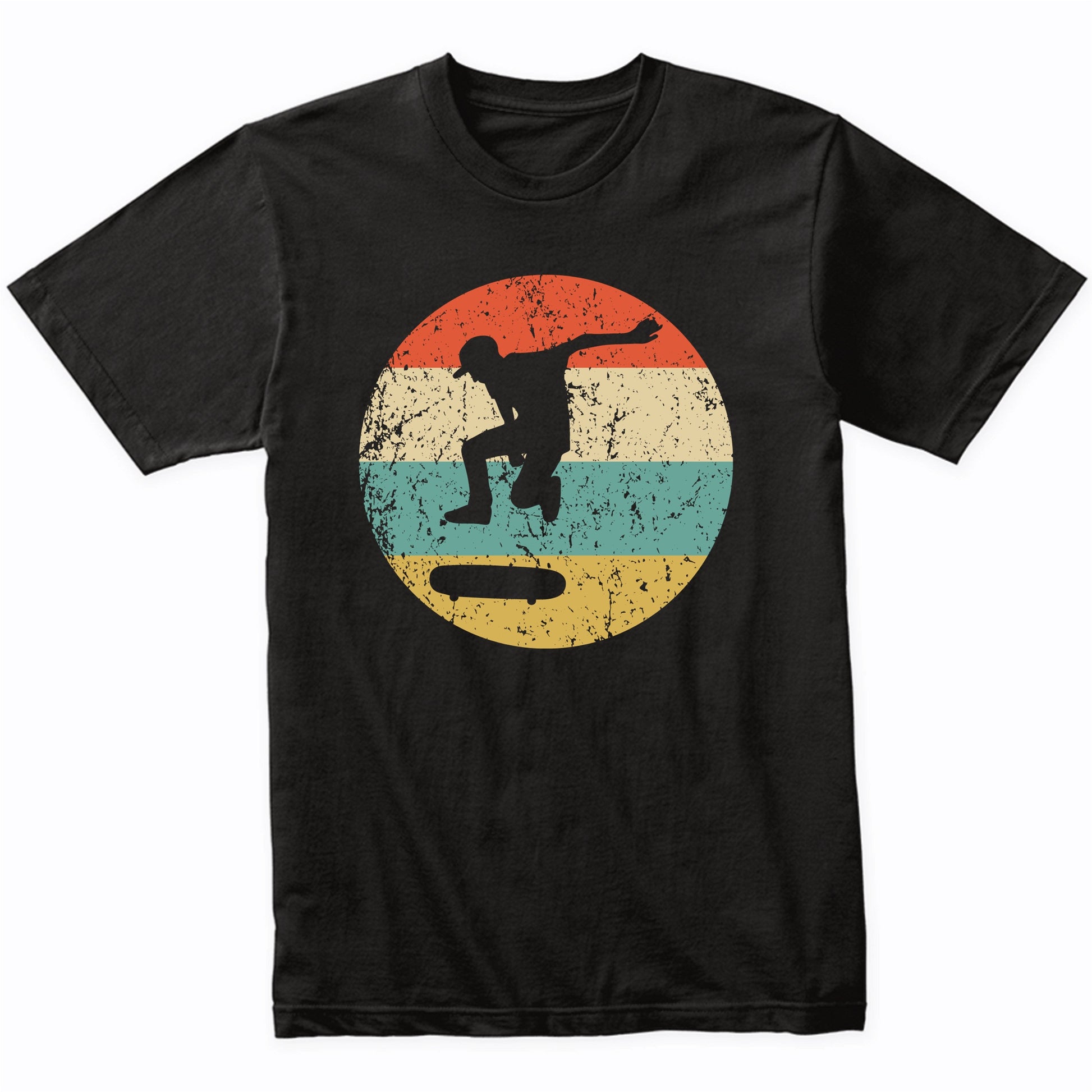 Skateboarding Shirt - Vintage Retro Skateboarder T-Shirt