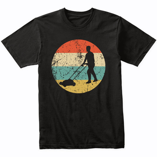 Lawnmowing Shirt - Vintage Retro Lawnmower T-Shirt