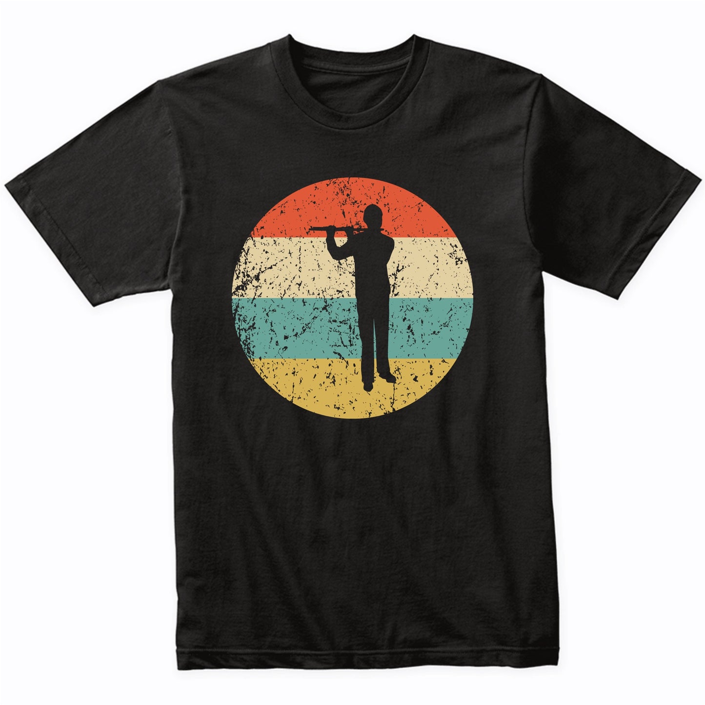 Flute Shirt - Vintage Retro Music T-Shirt