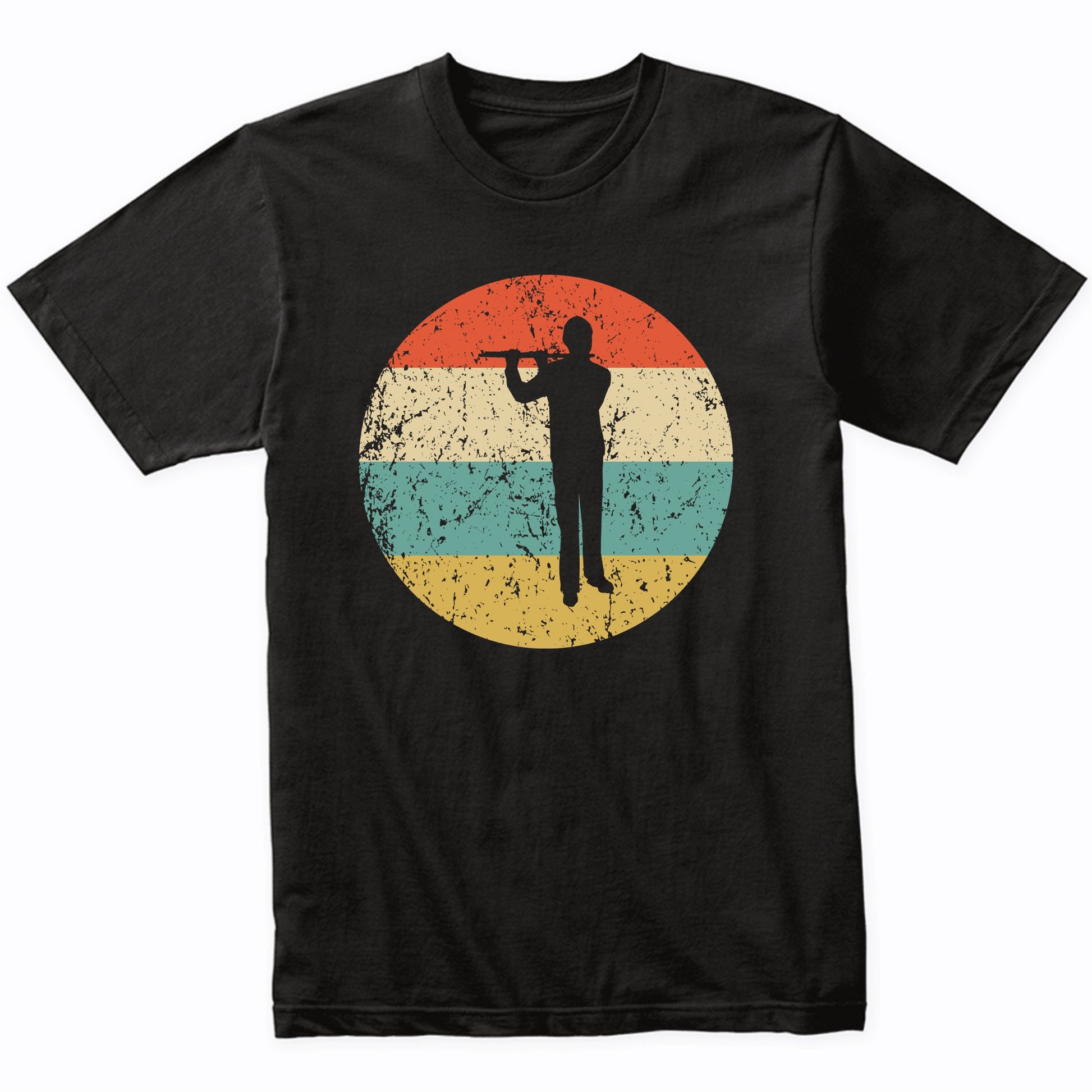 Flute Shirt - Vintage Retro Music T-Shirt