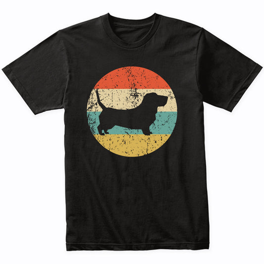 Basset Hound Shirt - Vintage Retro Basset Hound Dog T-Shirt