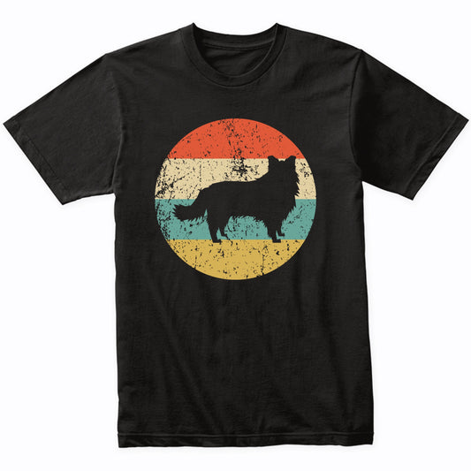 Border Collie Shirt - Vintage Retro Border Collie Dog Shirt