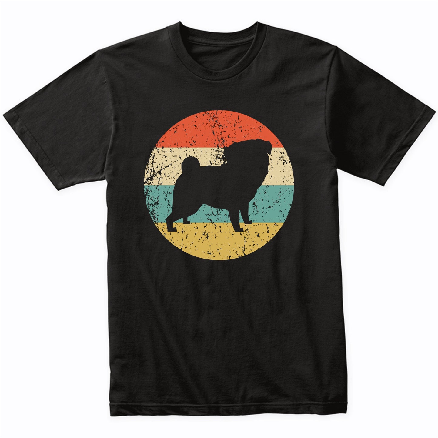 Pug Shirt - Vintage Retro Pug Dog T-Shirt
