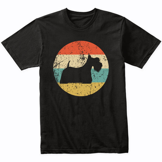 Scottish Terrier Shirt - Vintage Retro Scottie Dog T-Shirt