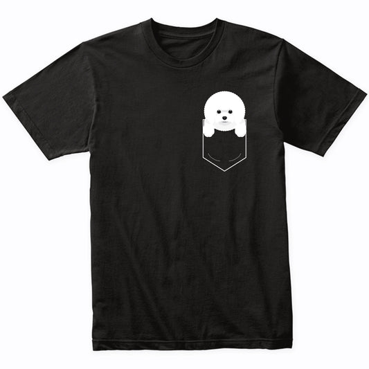Bichon Frise In My Pocket Cute Dog Owner T-Shirt