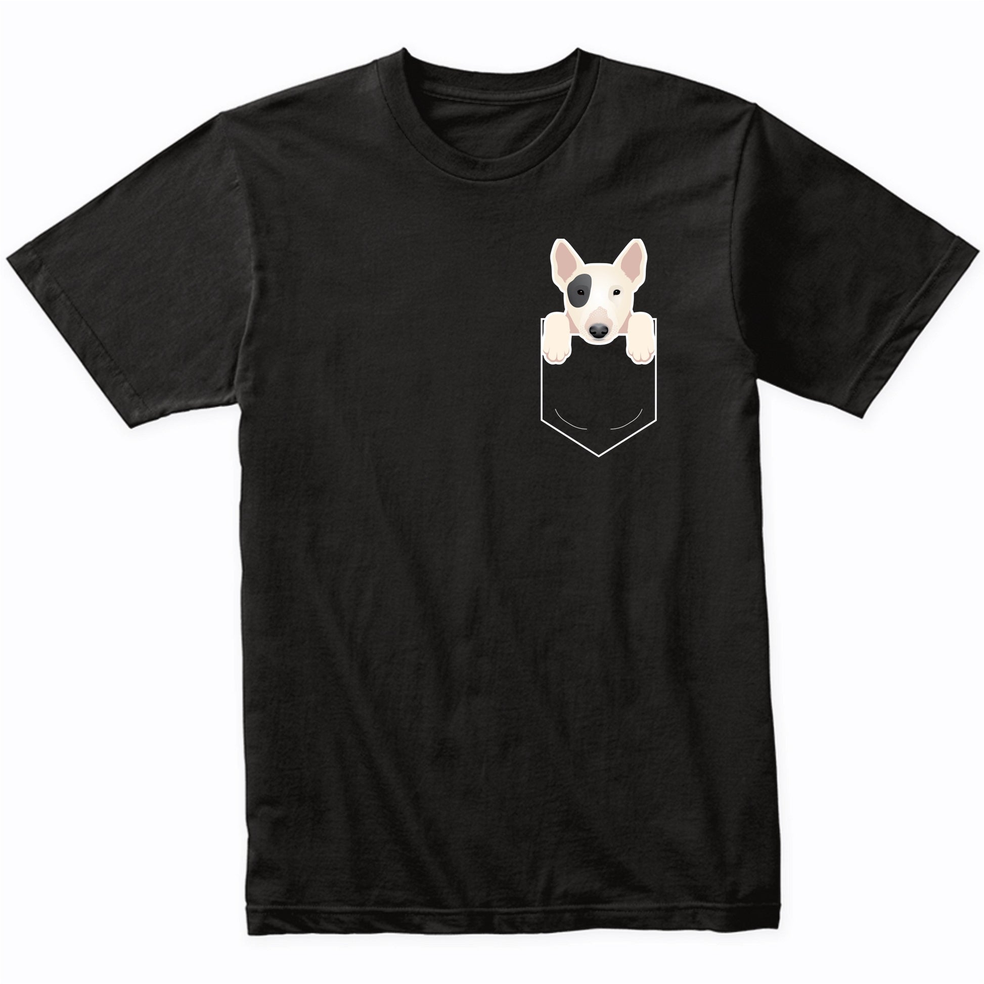 Bull Terrier In My Pocket Cute Dog Owner T-Shirt