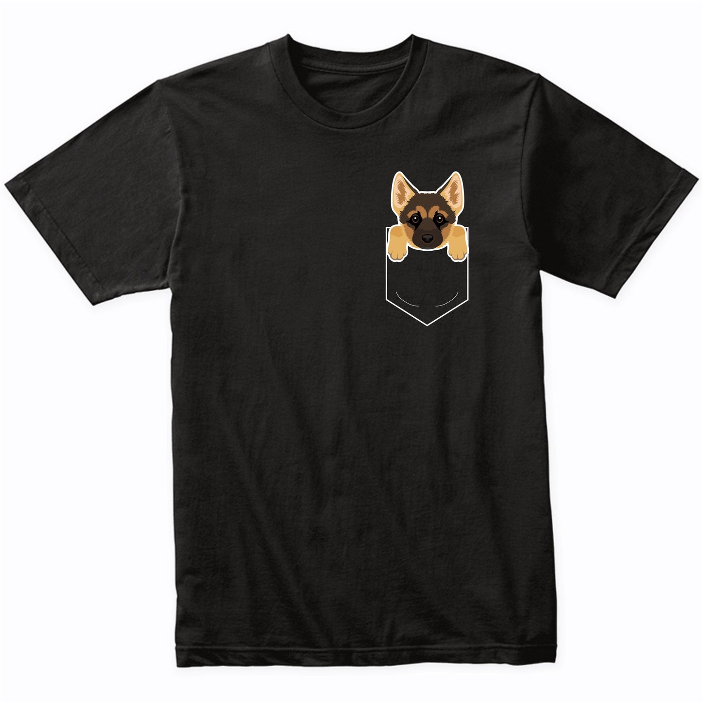 German Shepherd In My Pocket Cute Dog Owner T-Shirt