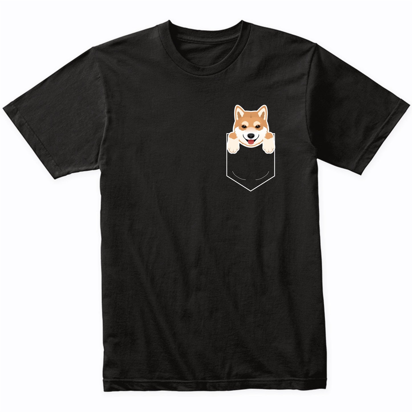 Shiba Inu In My Pocket Cute Dog Owner T-Shirt