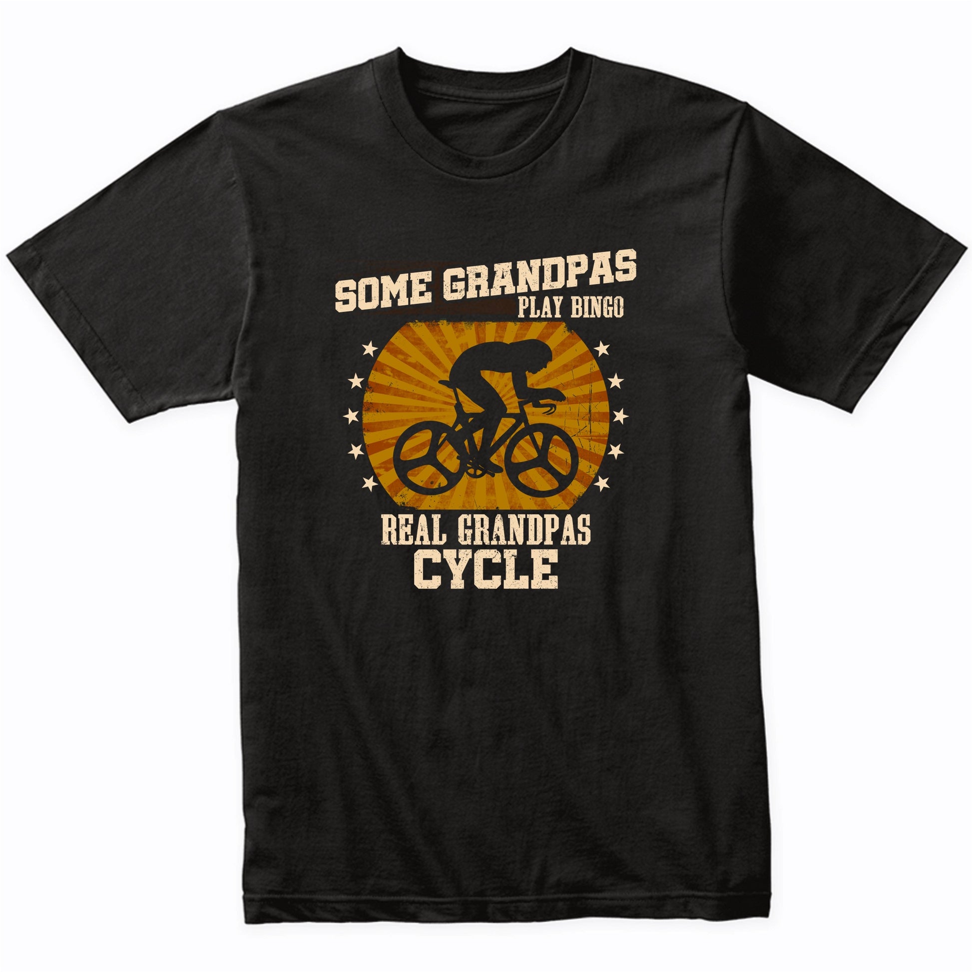 Cycling Grandpa Shirt - Real Grandpas Cycle T-Shirt