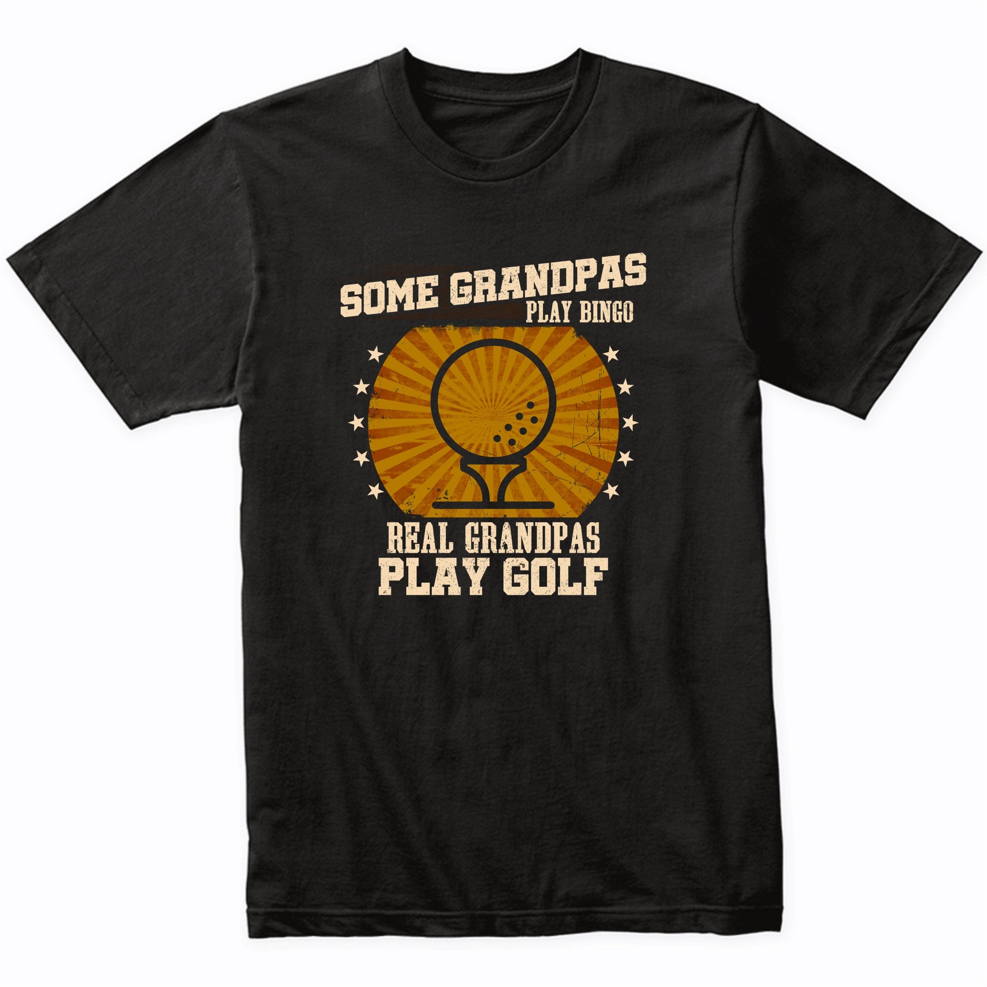 Golfing Grandpa Shirt - Real Grandpas Play Golf T-Shirt