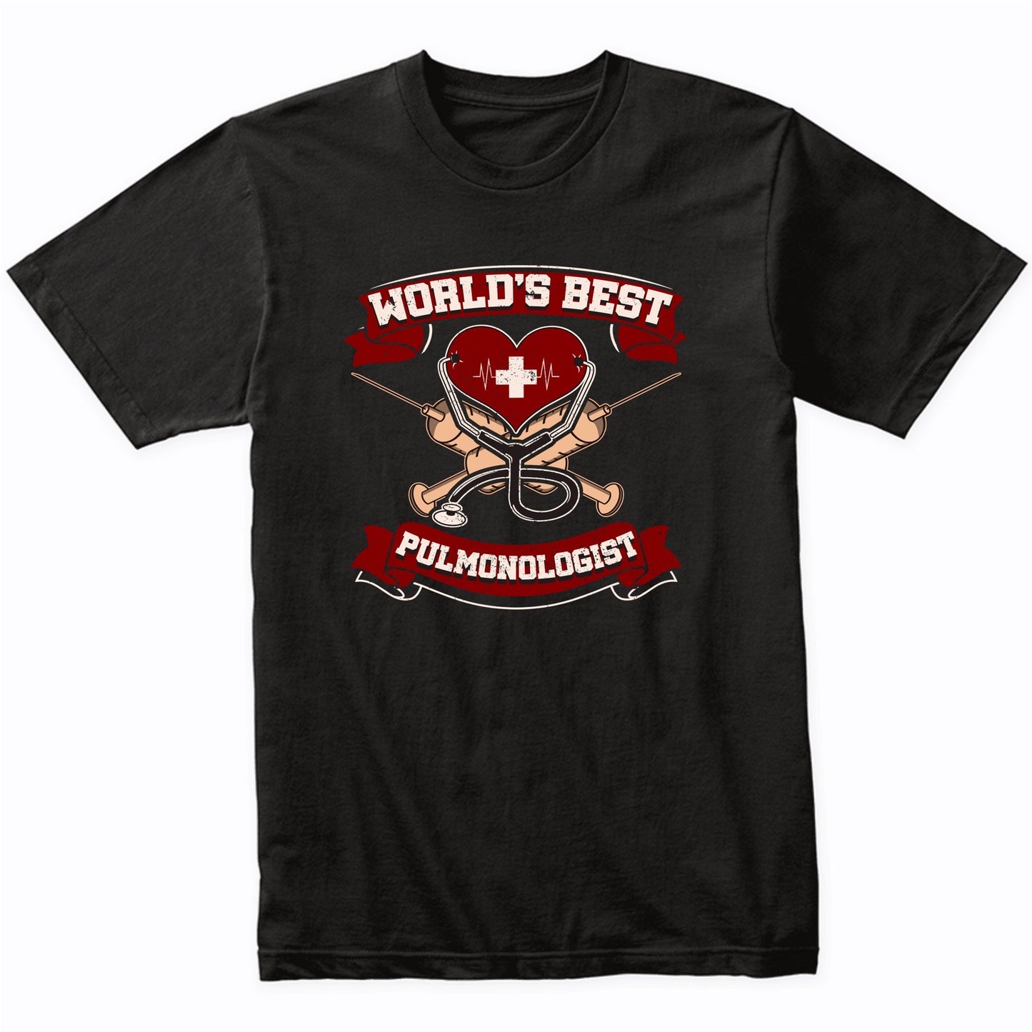 World's Best Pulmonologist Doctor Graphic T-Shirt