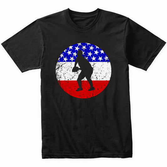 American Flag Rugby Shirt - Retro Rugby Player T-Shirt