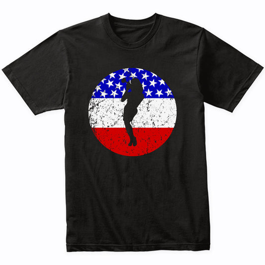 American Flag Trumpet Shirt - Retro Music T-Shirt