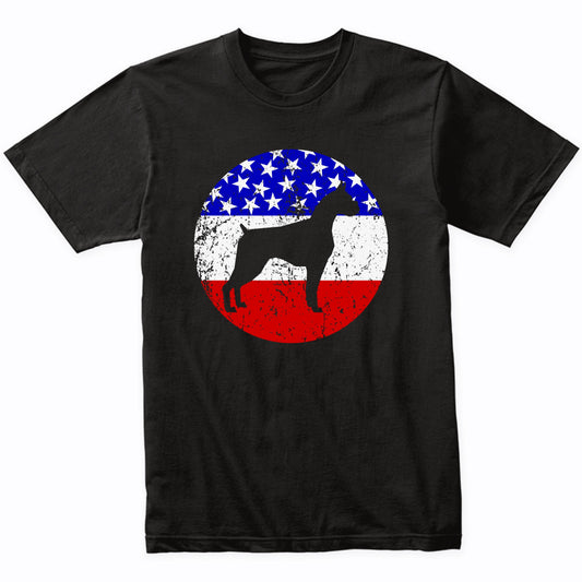 American Flag Boxer Shirt - Retro Boxer Dog T-Shirt